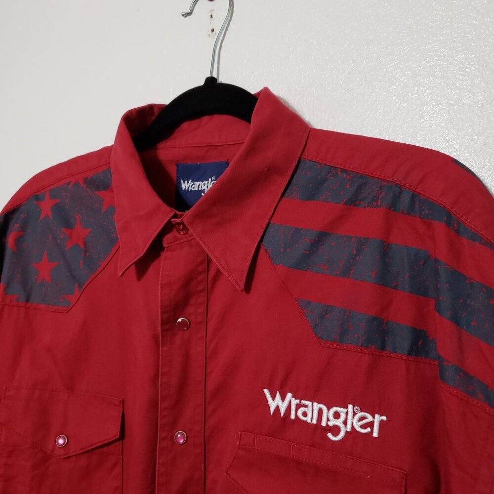 Wrangler Snap Button Down Long Sleeve - image 2